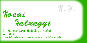 noemi halmagyi business card
